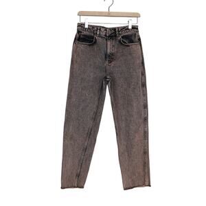 Asos Denim Womens 6 Stone Tint Raw Hem Ankle Jeans